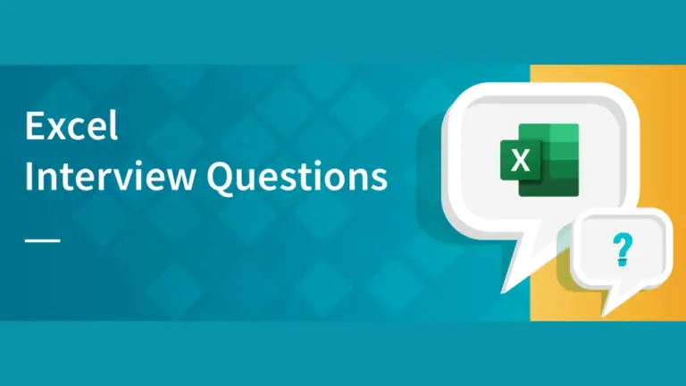 25 Excel Interview Questions
